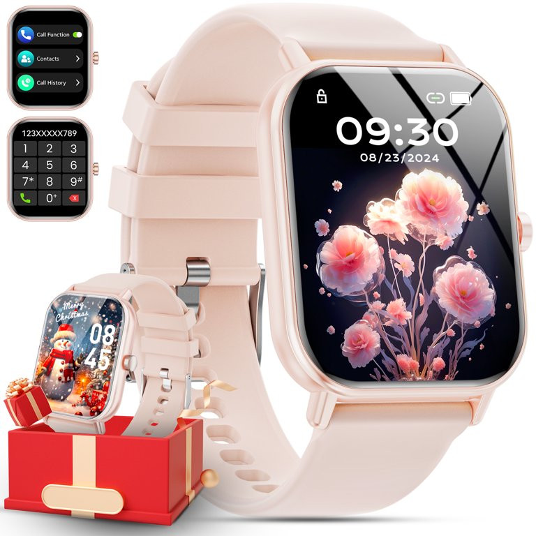 Mingwear 1.85-Inch Men's and Women's Smartwatch with Fitness Tracker, Answer/Dial/100 Sport Modes... | Walmart (US)