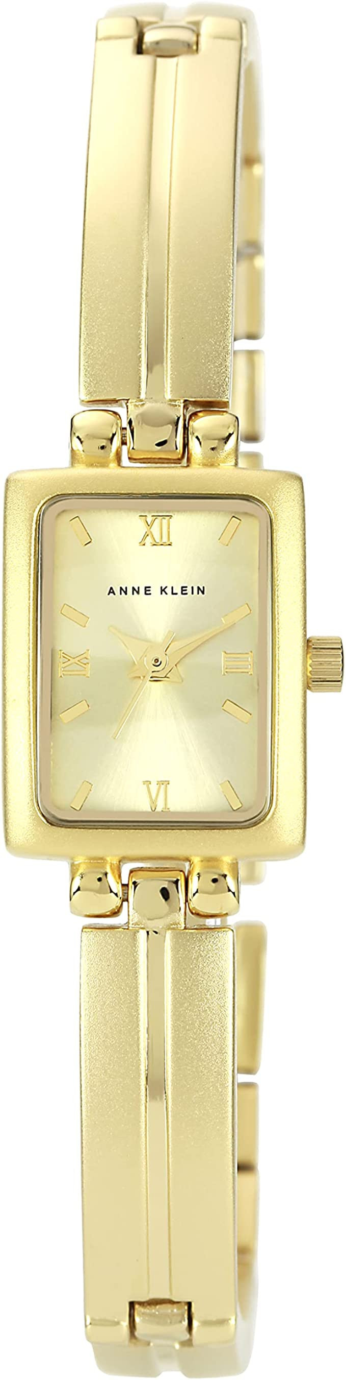 Anne Klein Women's 10-5404CHGB Gold-Tone Dress Watch | Amazon (US)