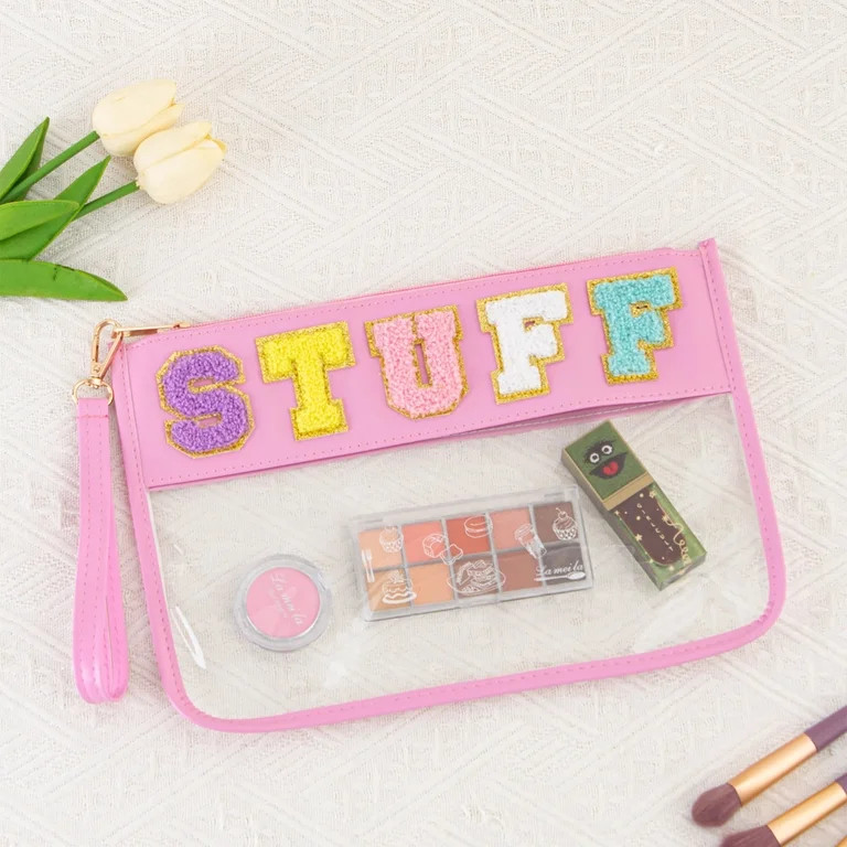 Zzbeans Transparent Zipper Snack Bag, Waterproof Portable Handheld Makeup Pouch, Clear Toiletry O... | Walmart (US)