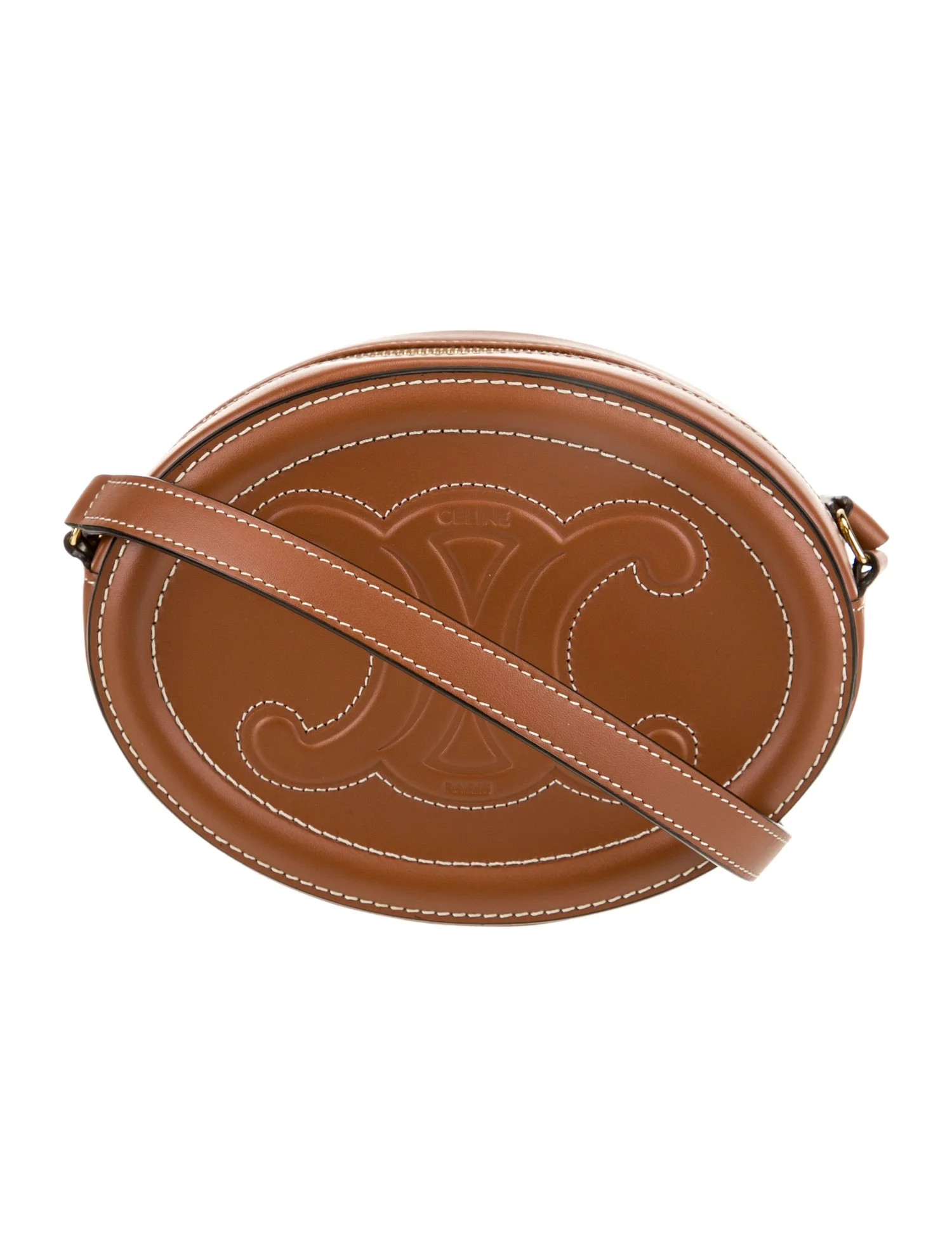 Leather Cuir Triomphe Oval 2022 | The RealReal