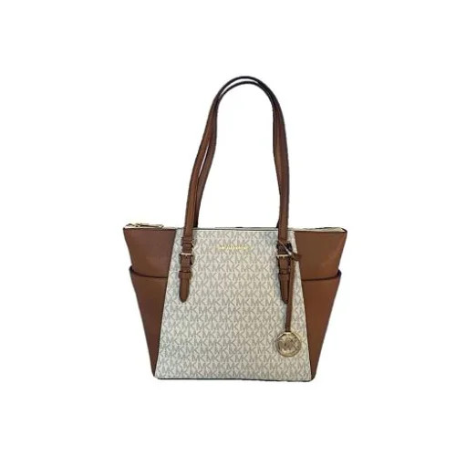 Michael Kors MK Signature Charlotte Large Top Zip Tote Bag, Vanilla - Walmart.com | Walmart (US)