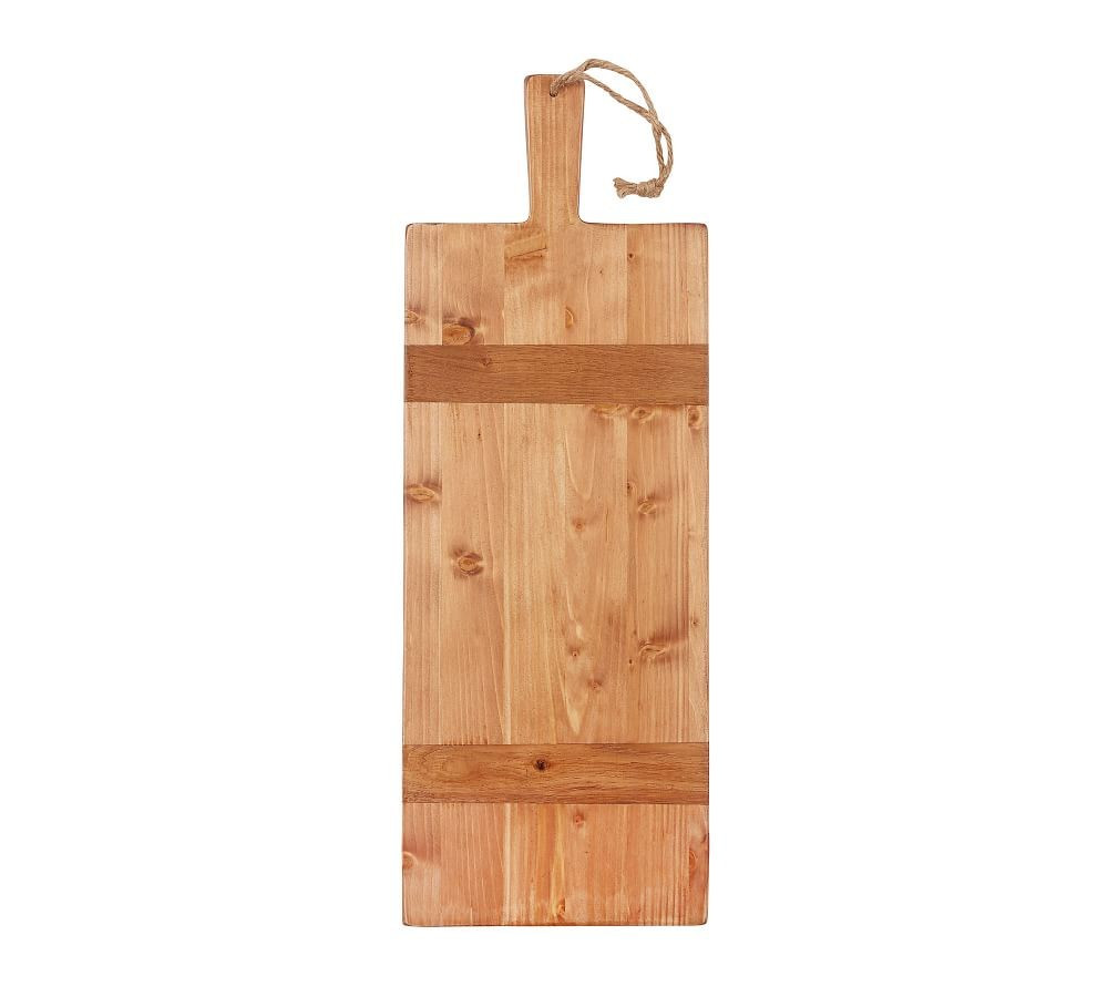 Handcrafted Reclaimed Wood Rectangular Charcuterie Boards | Pottery Barn (US)