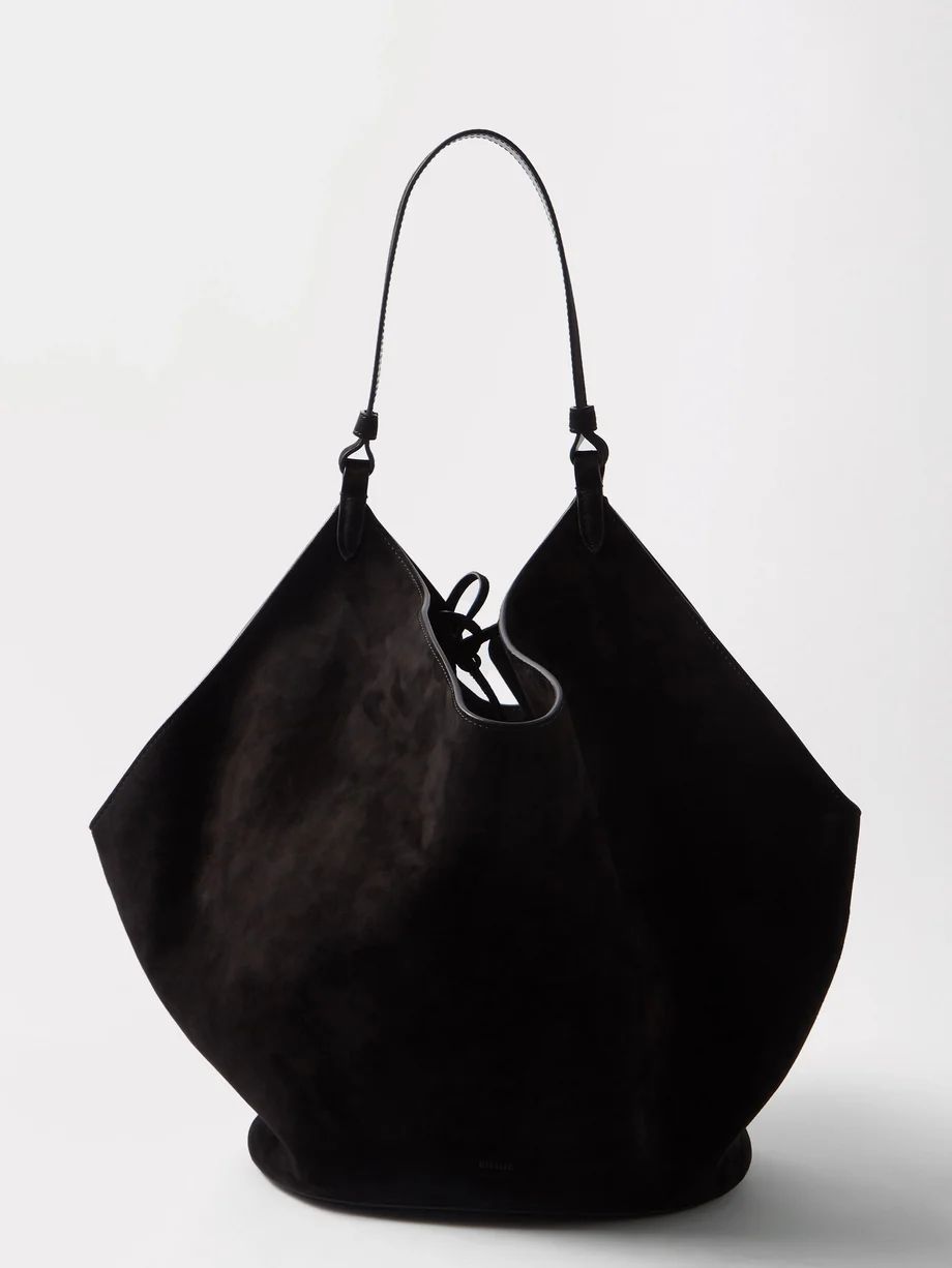 Lotus suede tote bag | Khaite | Matches (US)