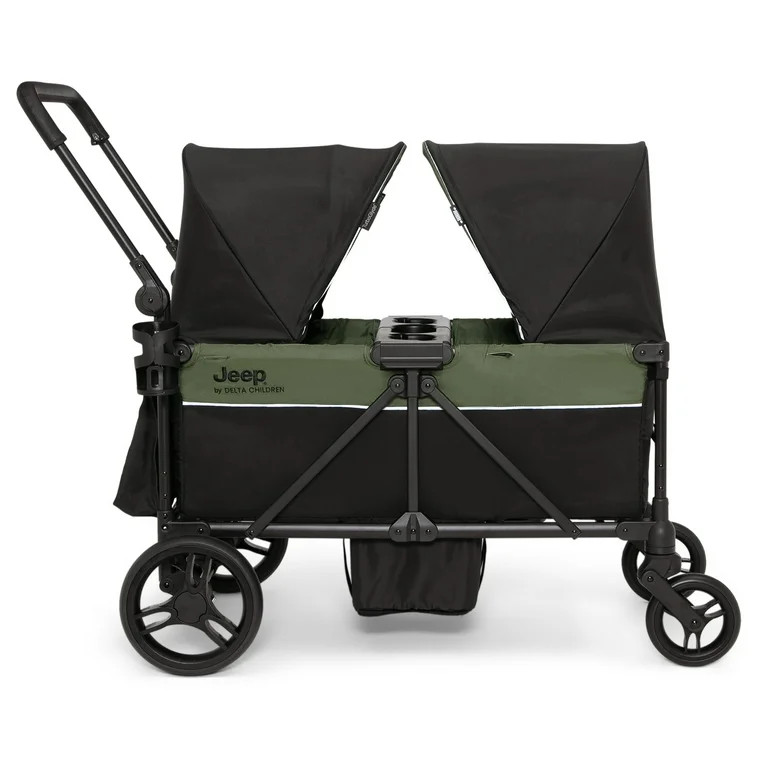 Jeep TurboGlyde Extra Canopy by Delta Children, Black | Walmart (US)