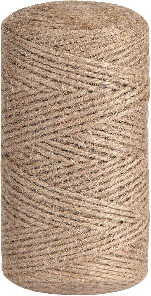 tifanso Natural Jute Twine String - 328 Feet Garden Twine, Twine for Crafts, Hemp Twine Rope, Bro... | Amazon (US)