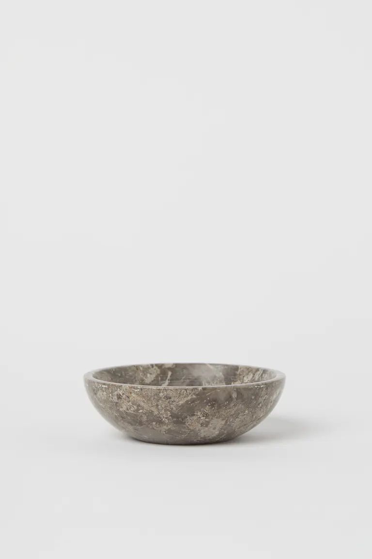 Marble Salt Bowl - Gray/marble-patterned - Home All | H&M US | H&M (US + CA)