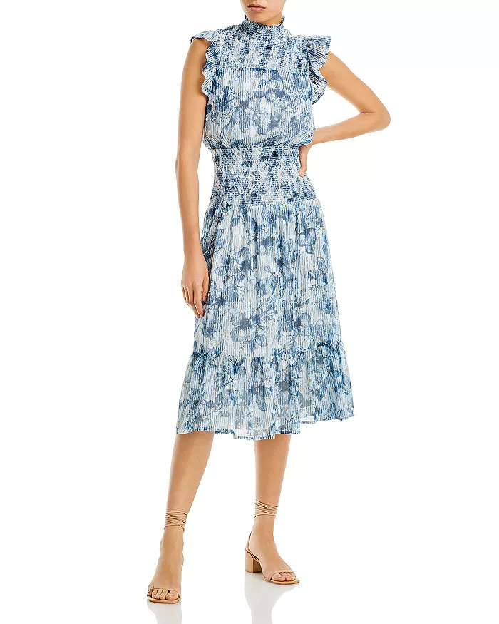 Floral Print Smocked Midi Dress - 100% Exclusive | Bloomingdale's (US)