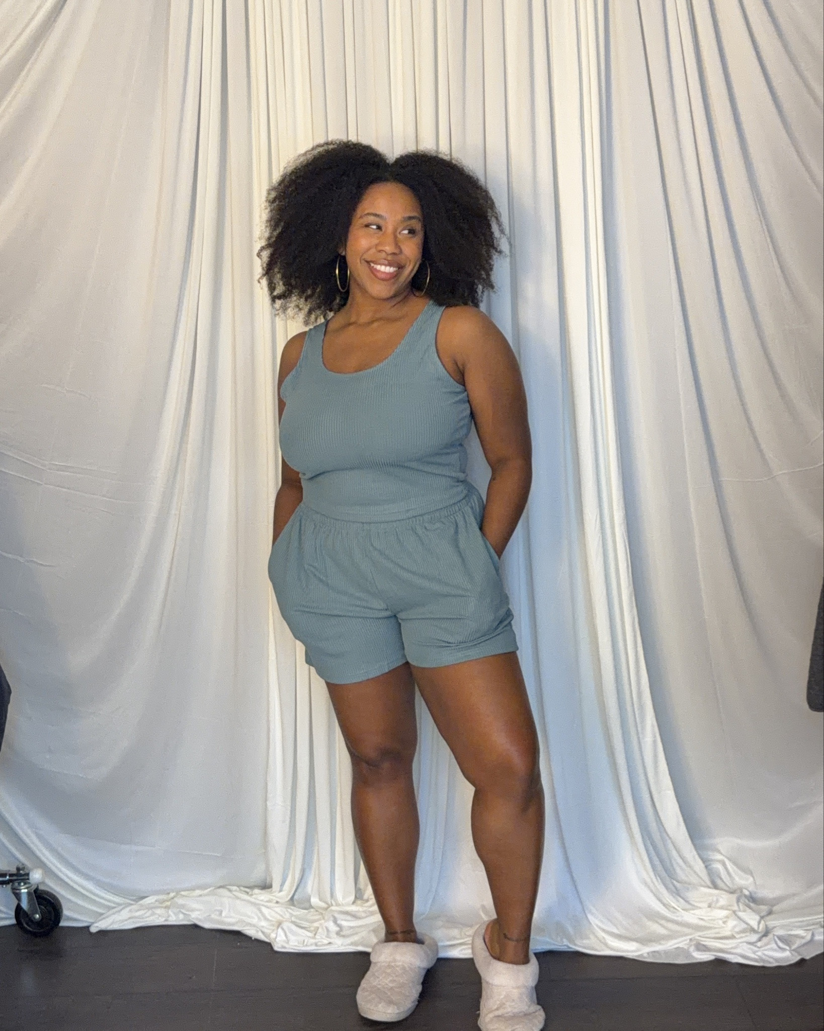 The PERFECT Cozy lounge shorts and tank set

#LTKmorningroutine #LTKootd #LTKMidsize