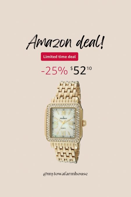 This watch is so pretty and is on sale for $52 on Amazon!

#LTKsalealert #LTKstyletip