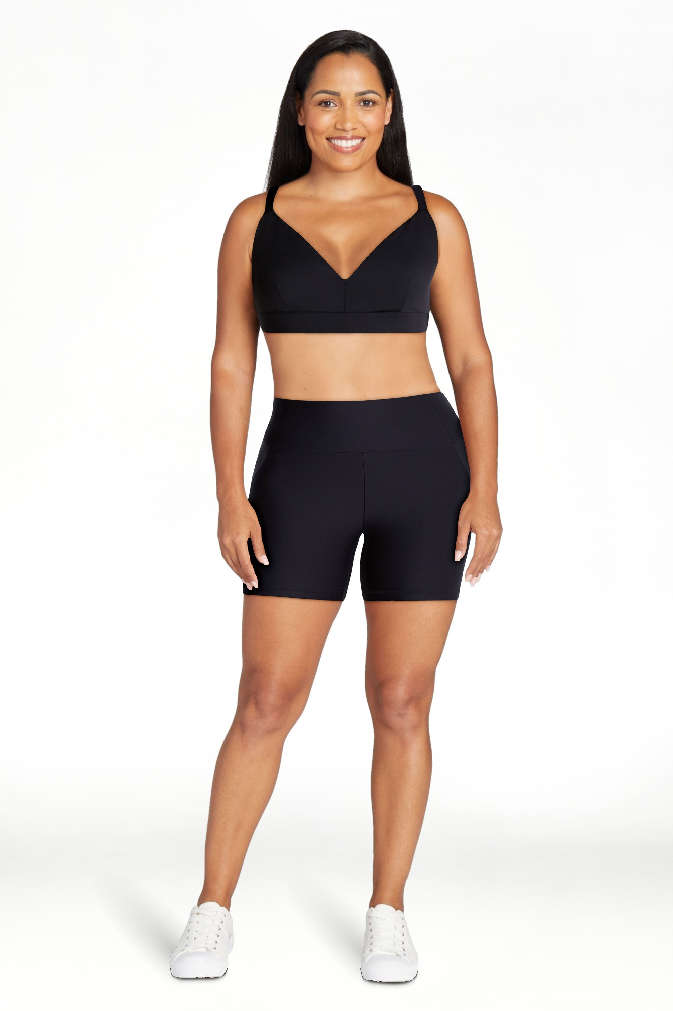 Avia Women's Shine Bike Shorts, 5" Inseam, Sizes XS-XXXL | Walmart (US)