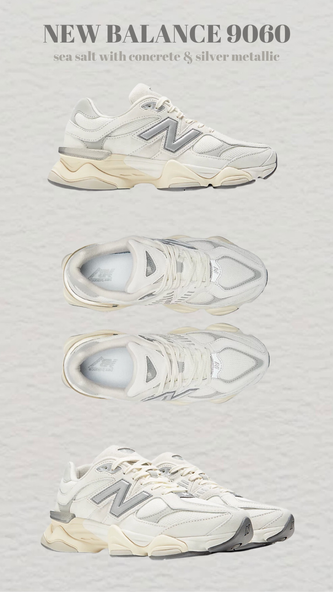 NEW BALANCE | NEW BALANCE 9060 | NEW BALANCE UNISEX | NEW BALANCE SHOES | SHOE FINDS | STREET STYLE | STREET FASHION | NEUTRAL SNEAKERS

#LTKFind #LTKshoecrush #LTKstyletip