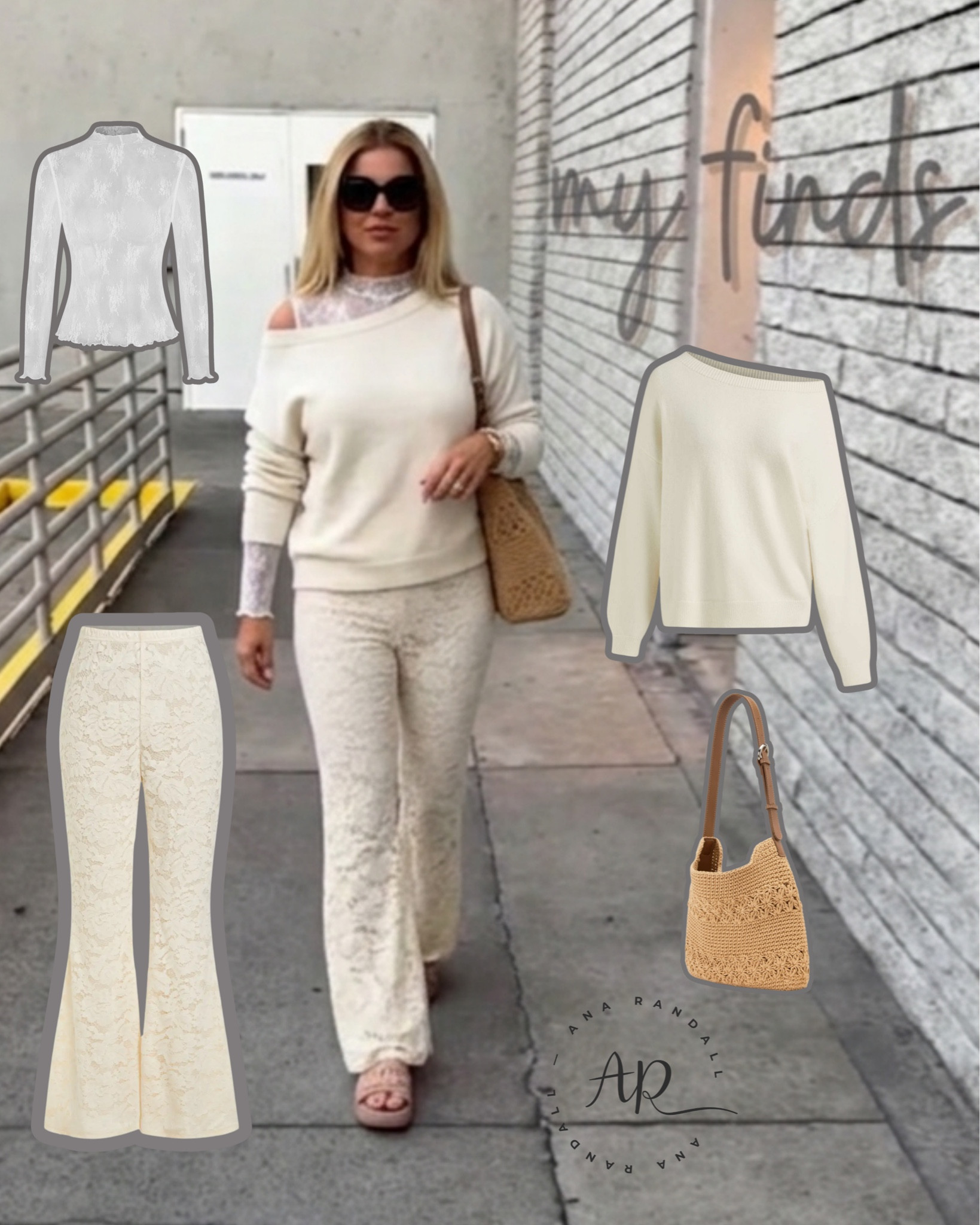 Do you know those days when you want to look elegant without any effort? This outfit is the answer! The cashmere sweater is pure comfort, and the lace flare pants add that touch of sophistication we love. Perfect for lunch with friends or even for church. Practical style that works for us 40+ women! ✨

XOXO,
Ana Randall💗

#LTKOver40Style #EffortlessChic #FaithInspiredStyle #BusyMomLife #MinimalChic

#LTKmomlife #LTKootd #LTKMothersDay