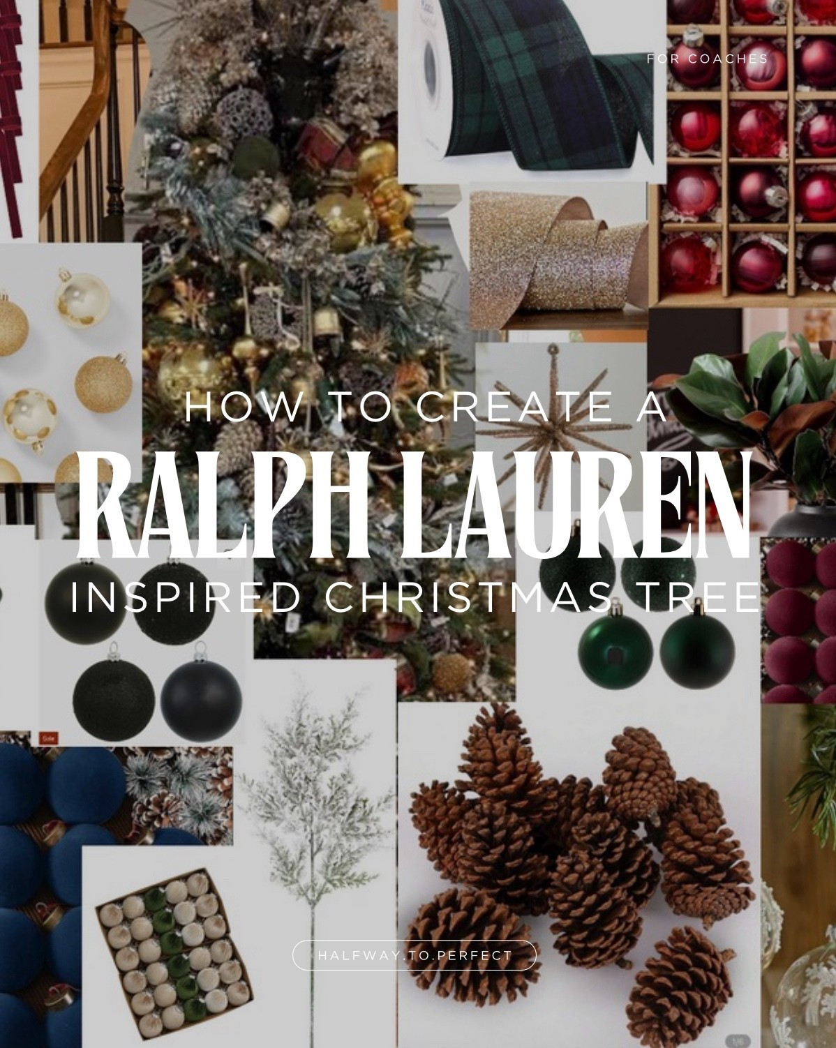 Everything I ordered to create a Ralph Lauren inspired Christmas tree 🐎🎄 ⚫️ 

#LTKHoliday