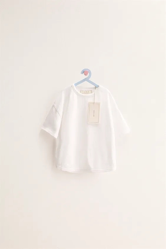 ZARA TIMELESS - T-SHIRT EN COTON UNI | Zara US