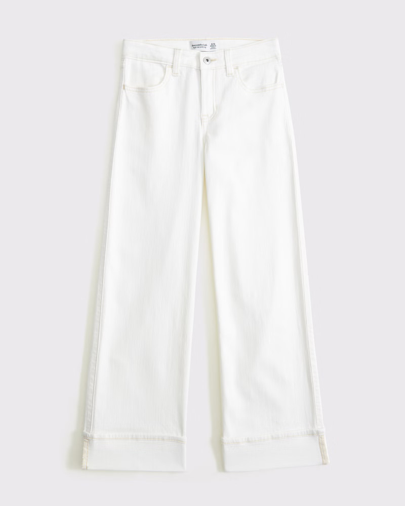 high rise wide leg jeans | Abercrombie & Fitch (US)