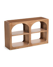 46x27 Double Arch Wood Console Table | Marshalls