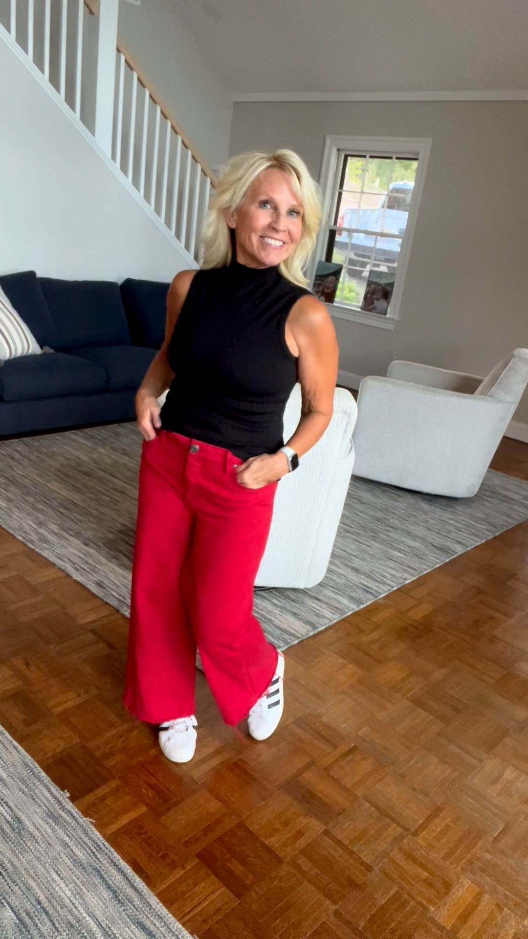 These RED Pants! 😍

#LTKStyleTip #LTKPetite #LTKOver40