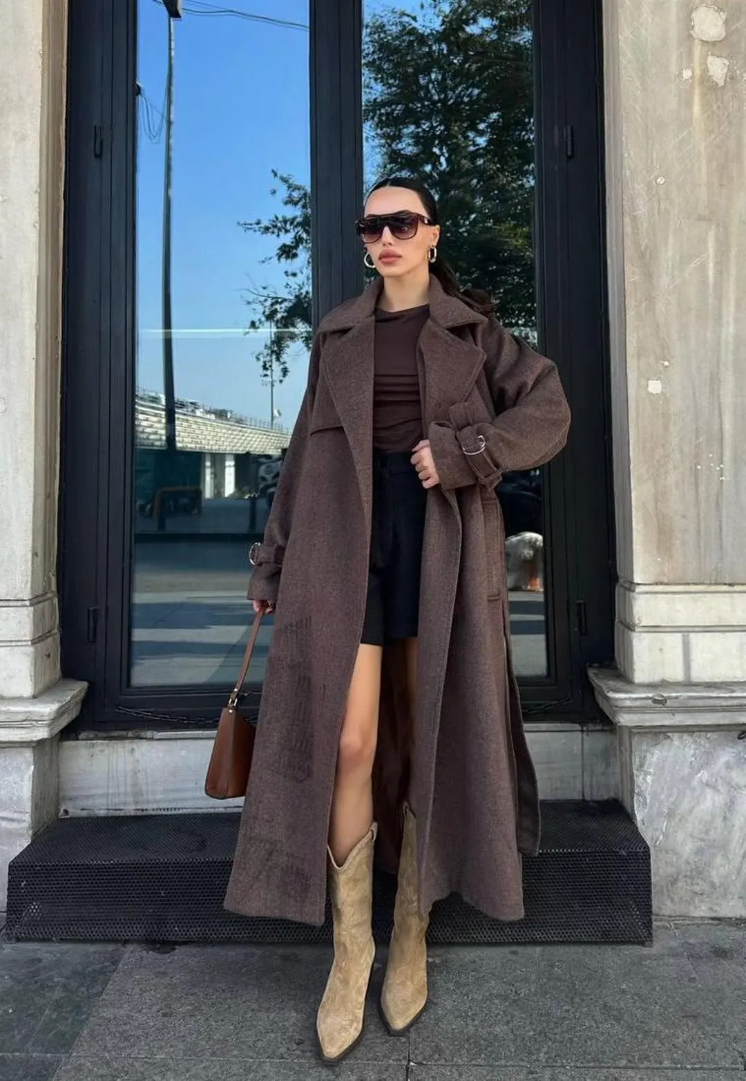 Elegant Full Length Long Wool Plus Size Coat, Luxury Classic Winter Women Oversized Clothing, Max... | Etsy (US)