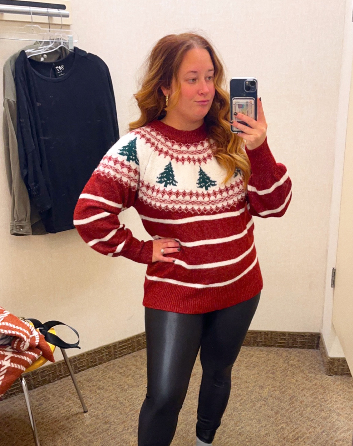 The cutest holiday sweater at an amazing price! On sale for $20! Spanx leggings dupe for under $20 as well 🤩

#LTKHoliday #LTKHolidaySale #LTKSeasonal
