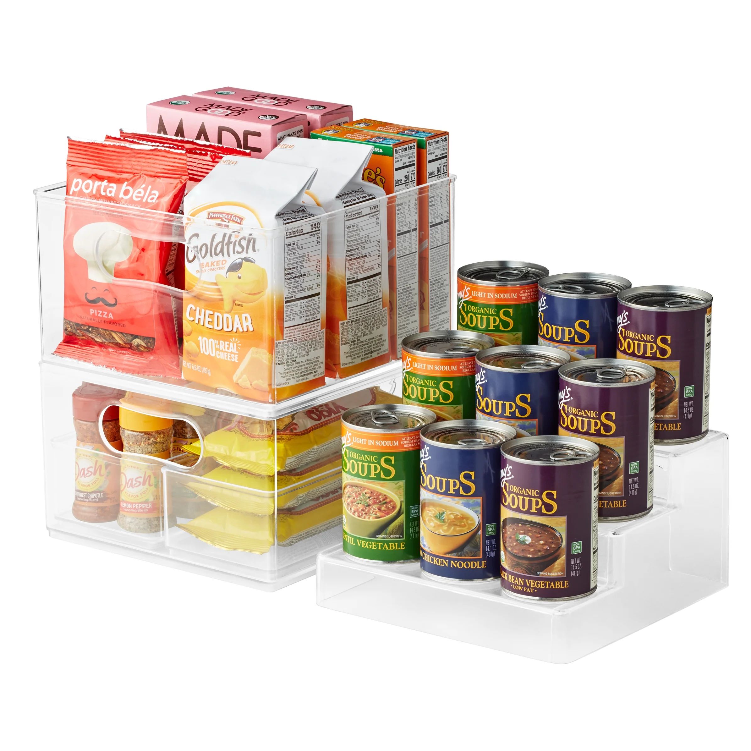 The Home Edit 5-Piece Clear Pantry Storage System - Walmart.com | Walmart (US)