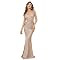 Women Sequin Bridesmaid Dress V-Neck Sleeveless Party Maxi Dress Mermaid Formal Evening Prom Gown... | Amazon (US)