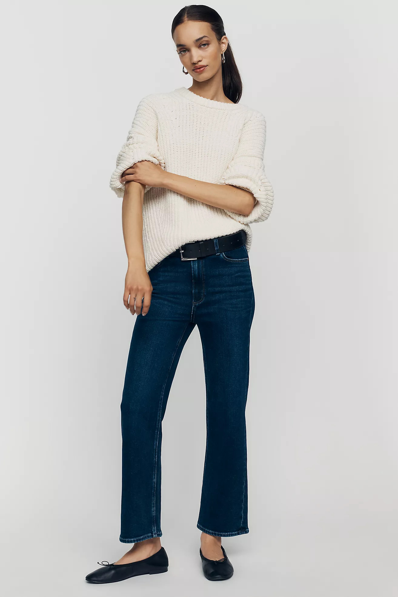 PAIGE Anessa High-Rise Straight-Leg Jeans | Anthropologie (US)