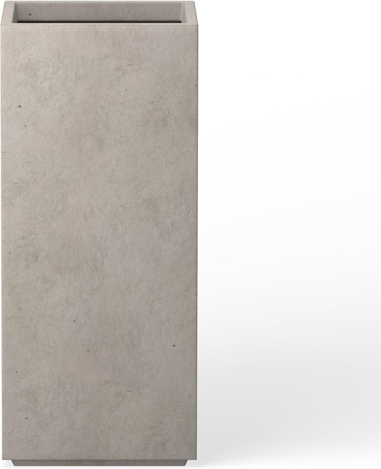 Kante 19.7" H Tall Rectangular Concrete Planter, Modern Square Diameter Plant Pot with Drainage H... | Amazon (US)