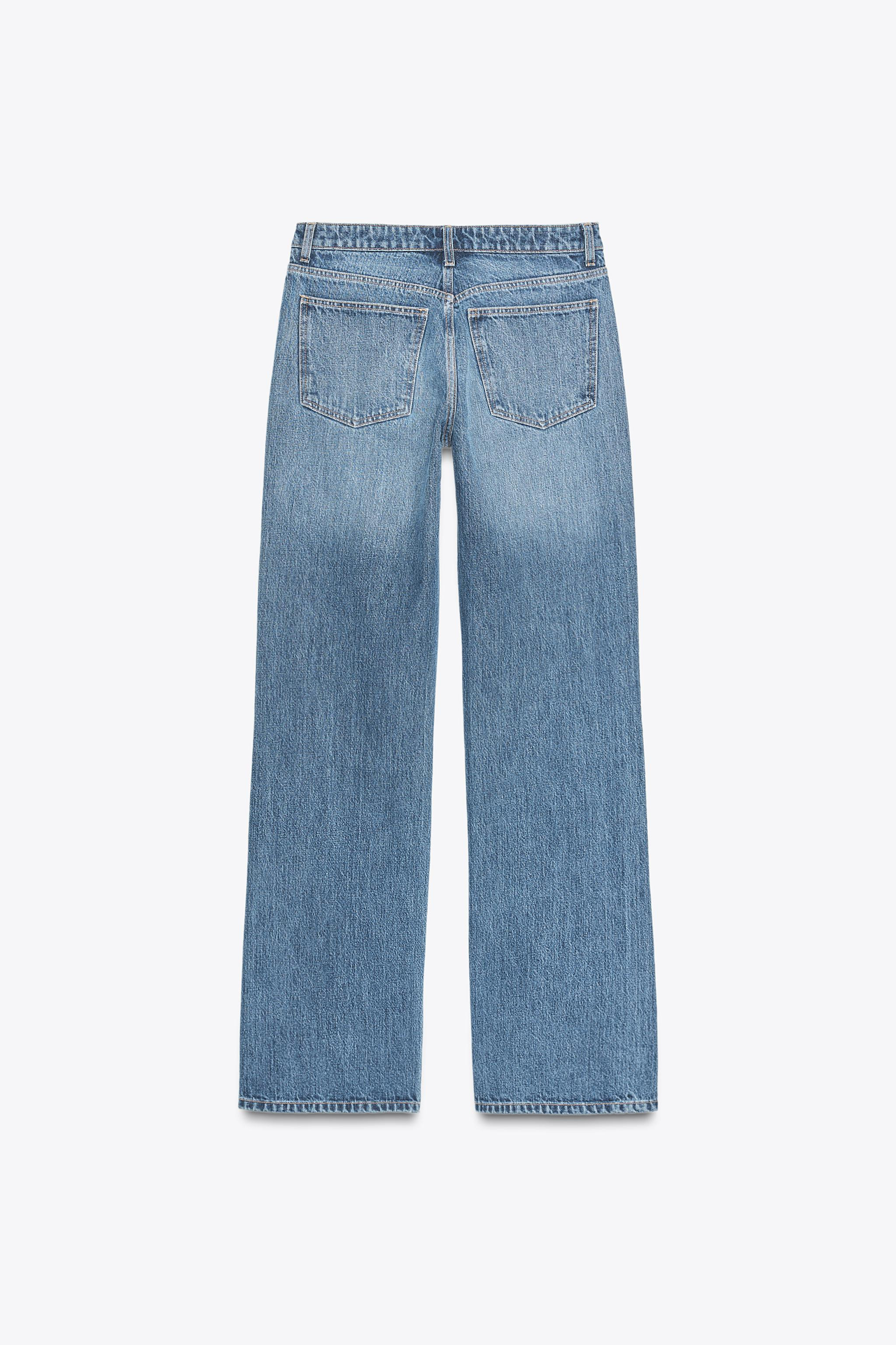 TRF MID-RISE WIDE LEG JEANS | Zara US
