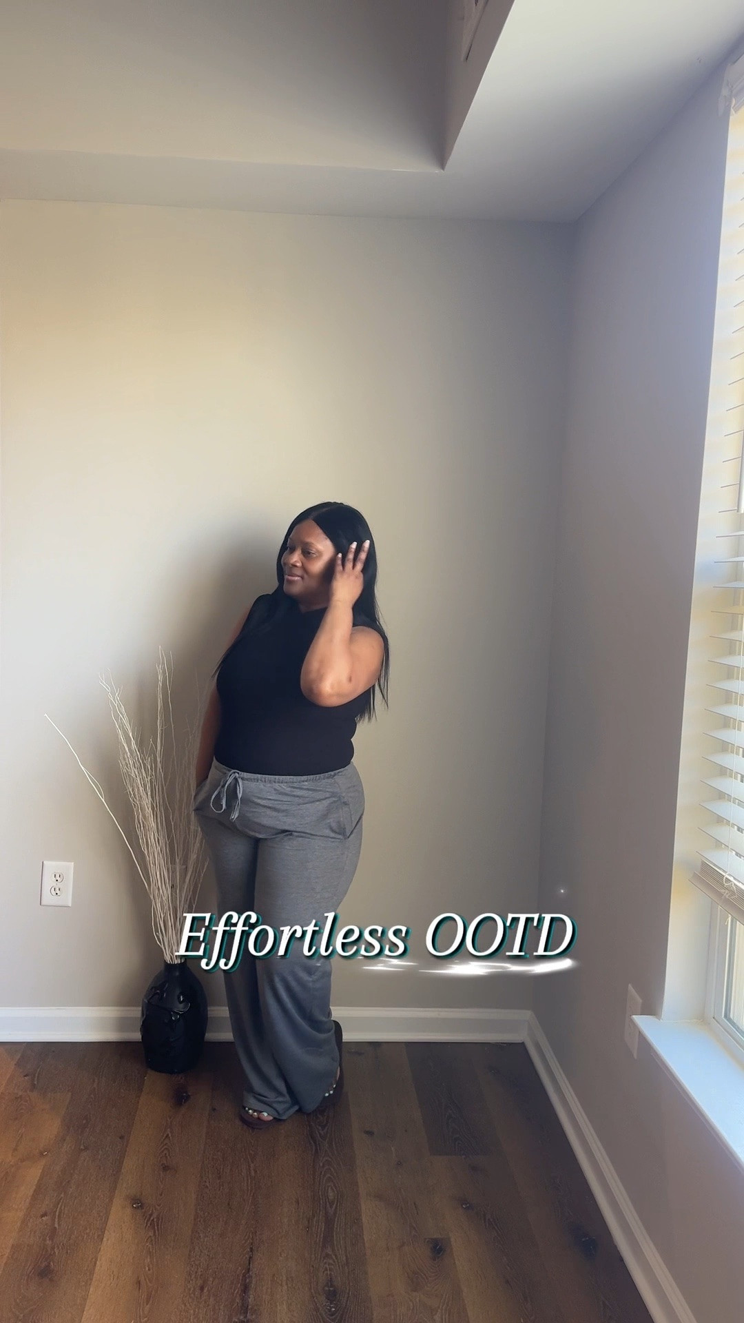 Grab something in your closet that’s cute, effortless, and comfortable.
This outfit definitely has all those qualities. This is perfect for work, school, or when the weather is both spring and summer at the same time lol.

#LTKSeasonal #LTKootd #LTKgrwm