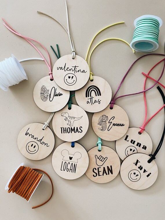 School Bag Tags, Backpack Tags, Lunchbox Tags, Diaper Bag Tags, First Day Of School, Custom Name ... | Etsy (US)