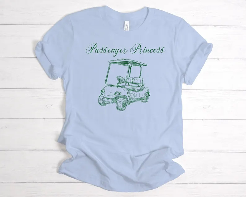 Passenger Princess Golf Tshirt Transfer -Golf  DTF Tshirt Heat Transfer -DTF Print, Full Color DT... | Etsy (US)