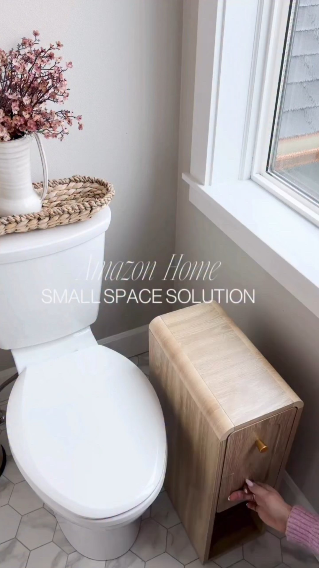 Small space? I got you! Bathroom organization hack you don't want to miss!

#LTKSeasonal #LTKHome