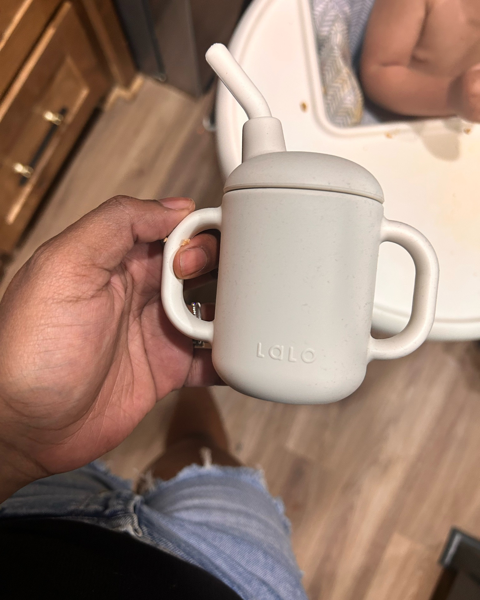 My older kids and I can’t get over how adorable the baby’s new sippy cup is!

My youngest child has cerebral palsy, and I’ve been learning what I can about adaptive equipment to help her learn how to use her hands, learn how to drink independently, and more! 

My friend suggested trying this cup, and while she’s still getting the hang of using it, she at least looks darn cute while doing it!

#LTKmomlife #LTKBaby #LTKKids