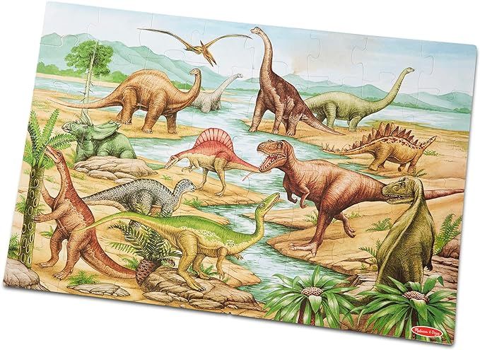 Melissa & Doug Dinosaurs Floor Puzzle (48 pc) | Amazon (US)