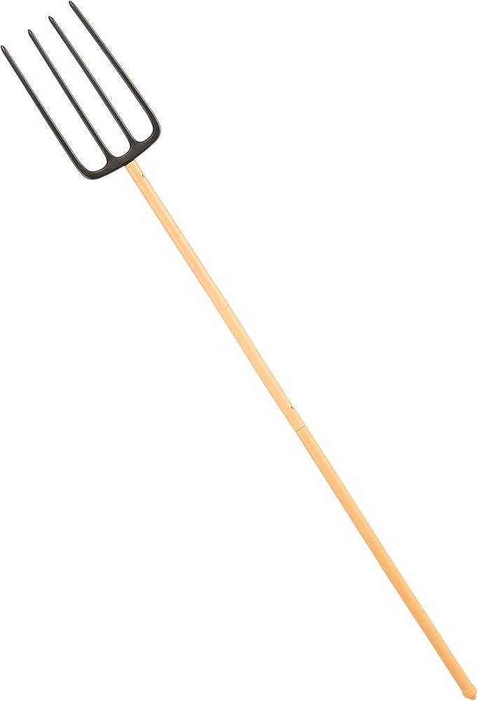 5-Piece Farmer Pitchfork Costume Accessory - 61 Inch Plastic Pitchfork for Farmer Halloween Costu... | Amazon (US)