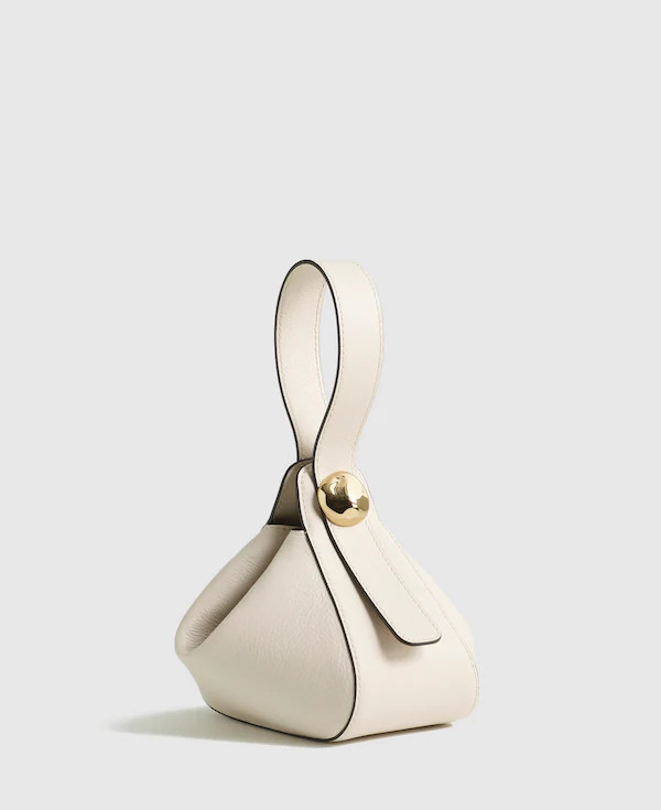 The Sculpted Metal Wristlet Bag | Madewell