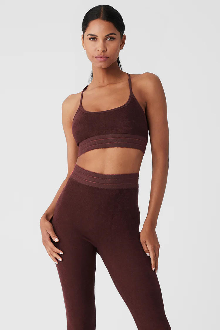 Seamless Luxe Terry Cuddle Bra | Alo Yoga (US)