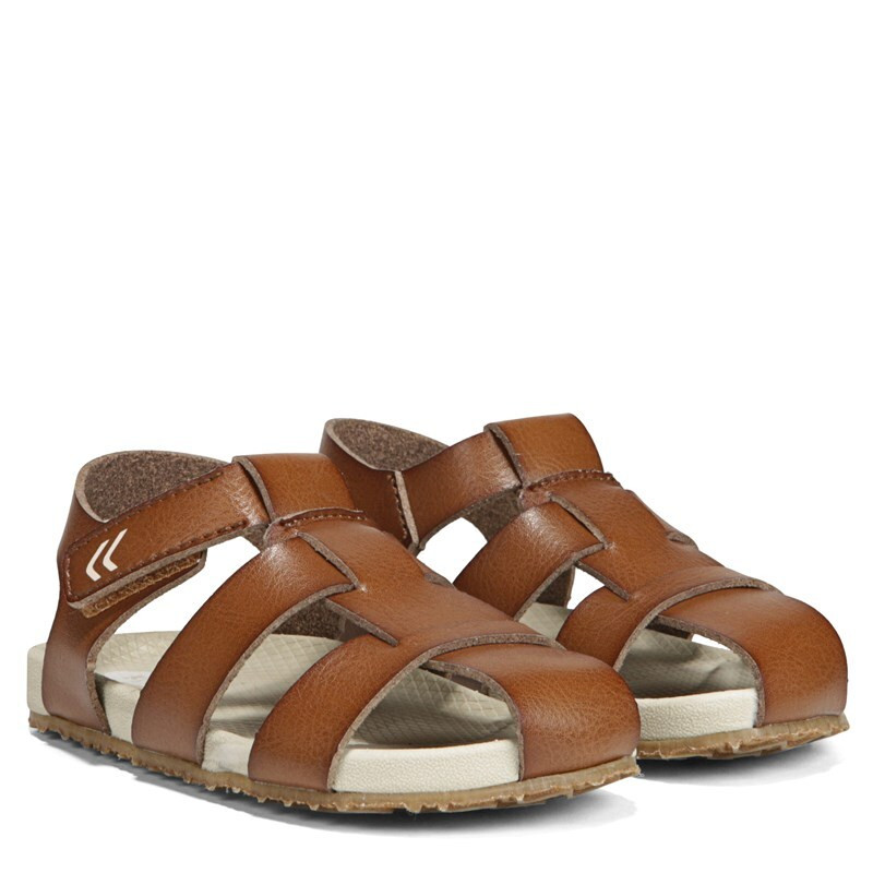 Dr. Scholl's Kids' Larson Sandal Toddler / Little Kid Shoes Brown Drsch Leather 5.0 M | Dr. Scholls