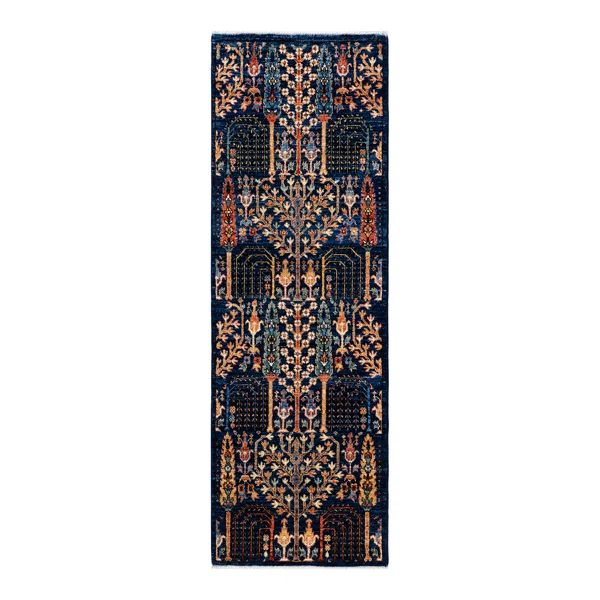One-of-a-Kind Hand-Knotted 2000'S 1'11" X 5'11" Runner Wool Area Rug in Blue | Wayfair North America