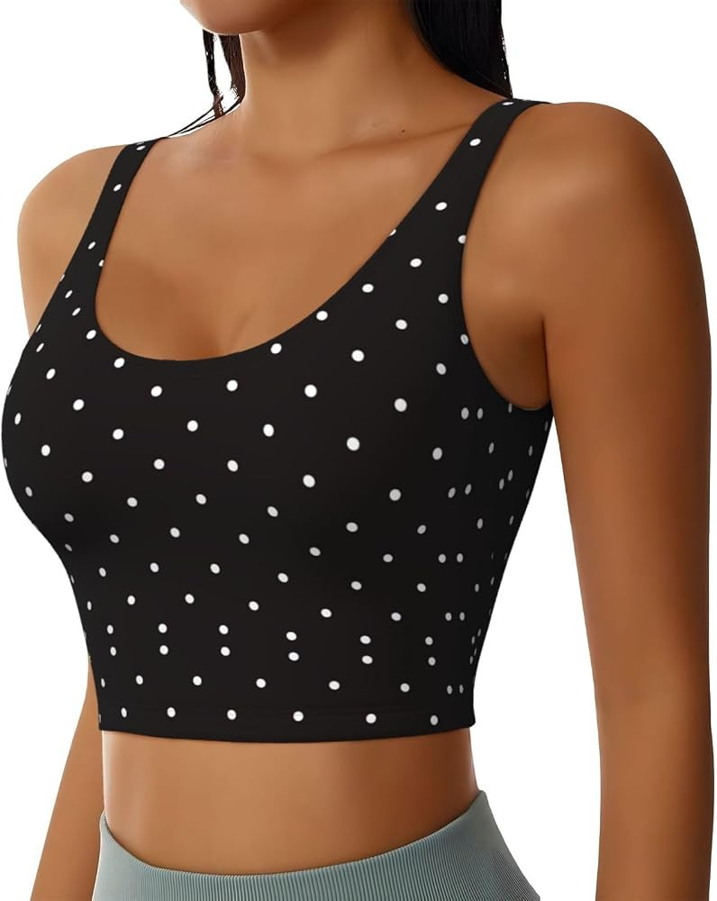 Sports Bras for Women - Running Bra Sleeveless Fitness Workout Crop Tops - High Impact Strappy Yo... | Amazon (CA)