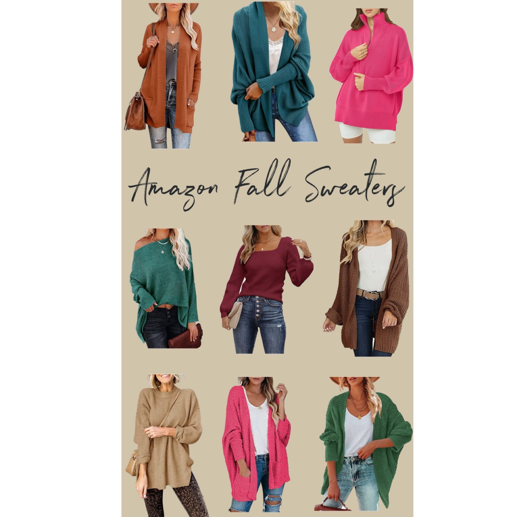 Amazon has the cutest fall sweaters in!
#fallsweater #fallfashion 

#LTKworkwear #LTKSeasonal #LTKunder50