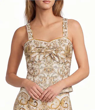 Antonio Melani Mya Coordinating Sweetheart Neckline Sleeveless Blouse | Dillard's | Dillard's