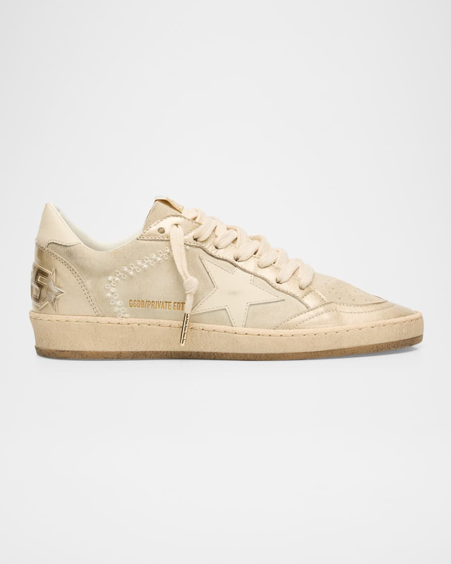Golden Goose Ball Star Suede Low-Top Sneakers | Neiman Marcus