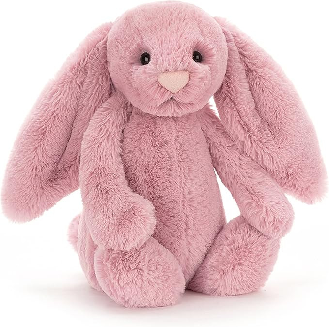 Jellycat Bashful Tulip Pink Bunny Stuffed Animal, Medium 12 inches - Rabbit and Bunny Plush Toy -... | Amazon (US)