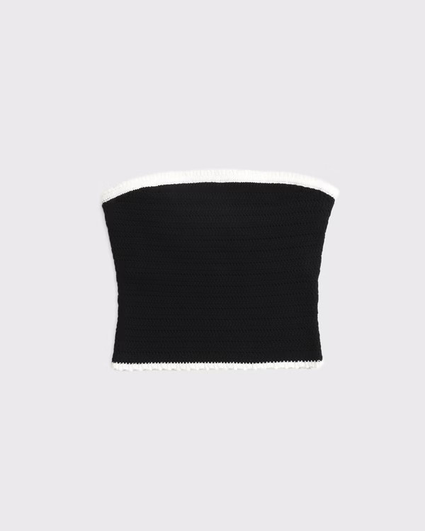 Crochet-Style Tube Top | Abercrombie & Fitch (US)