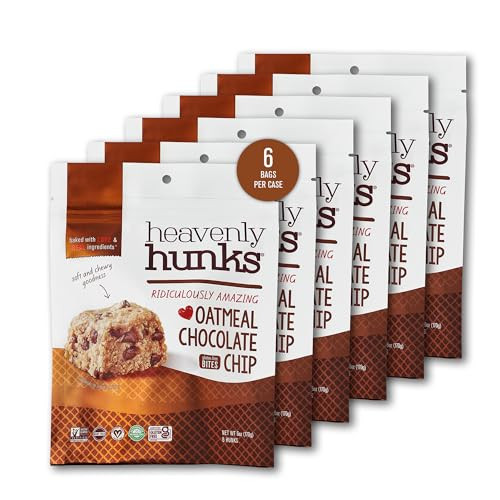 Heavenly Hunks Oatmeal Chocolate Chip - 6oz (6 Pack) | Amazon (US)