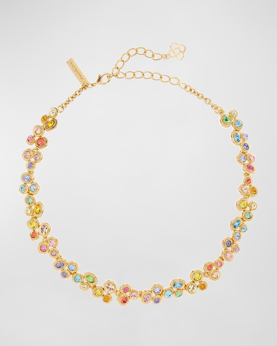 Oscar de la Renta Gumdrop Necklace with Mixed Stones | Neiman Marcus