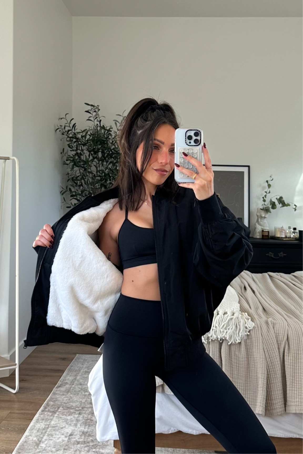 Alo’s faux fur urbanite bomber jacket is everything! The fur makes it so soft, cozy, & warm! Last day to get 30% off site wide for the Alo early access sale! 

Wearing an xs jacket

#LTKsalealert #LTKfitness #LTKGiftGuide