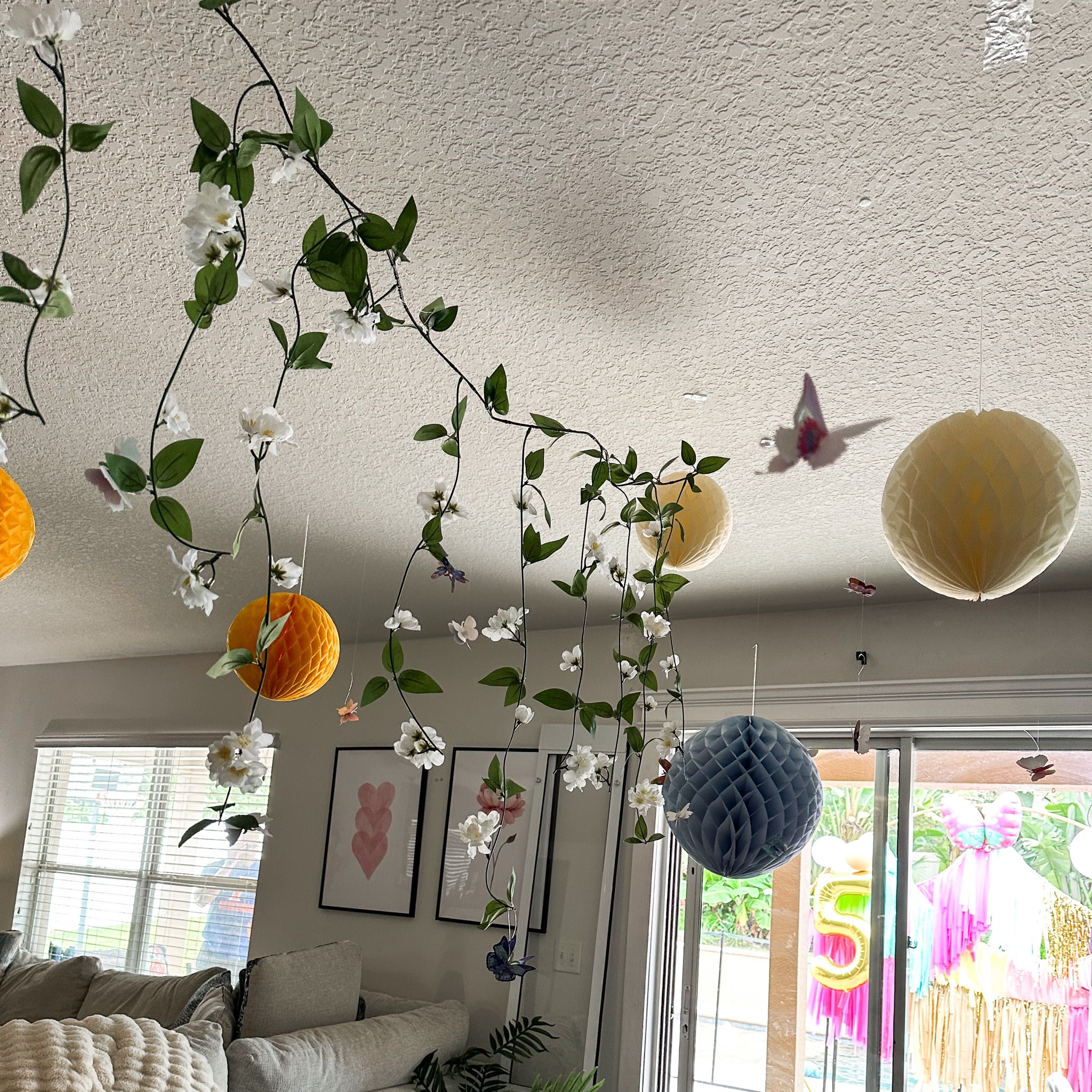 Fluttering Floating Butterfly Ceiling Decor
Find the how to on my blog. Www.mamamallamallama.com

#LTKSeasonal #LTKkids #LTKfamily
