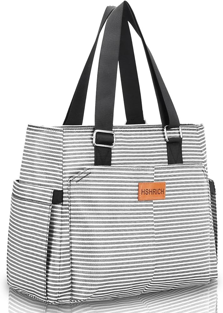 Large Women Lunch Bags/Insulated Adult Lunch Box/Leakproof Cooler Lunch Tote Bag with Storage Poc... | Amazon (US)